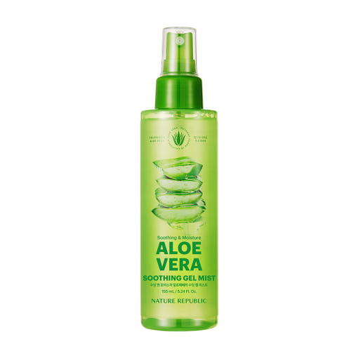 [NATURE REPUBLIC] Soothing & Moisture Aloe Vera Soothing Gel Mist 155ml - Glamourous Grace