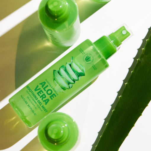[NATURE REPUBLIC] Soothing & Moisture Aloe Vera Soothing Gel Mist 155ml - Glamourous Grace