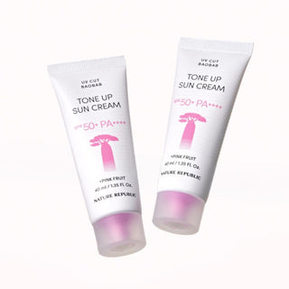 [NATURE REPUBLIC] UV CUT BAOBAB Tone Up Sun Cream SPF50+ PA++++ 40ml+40ml