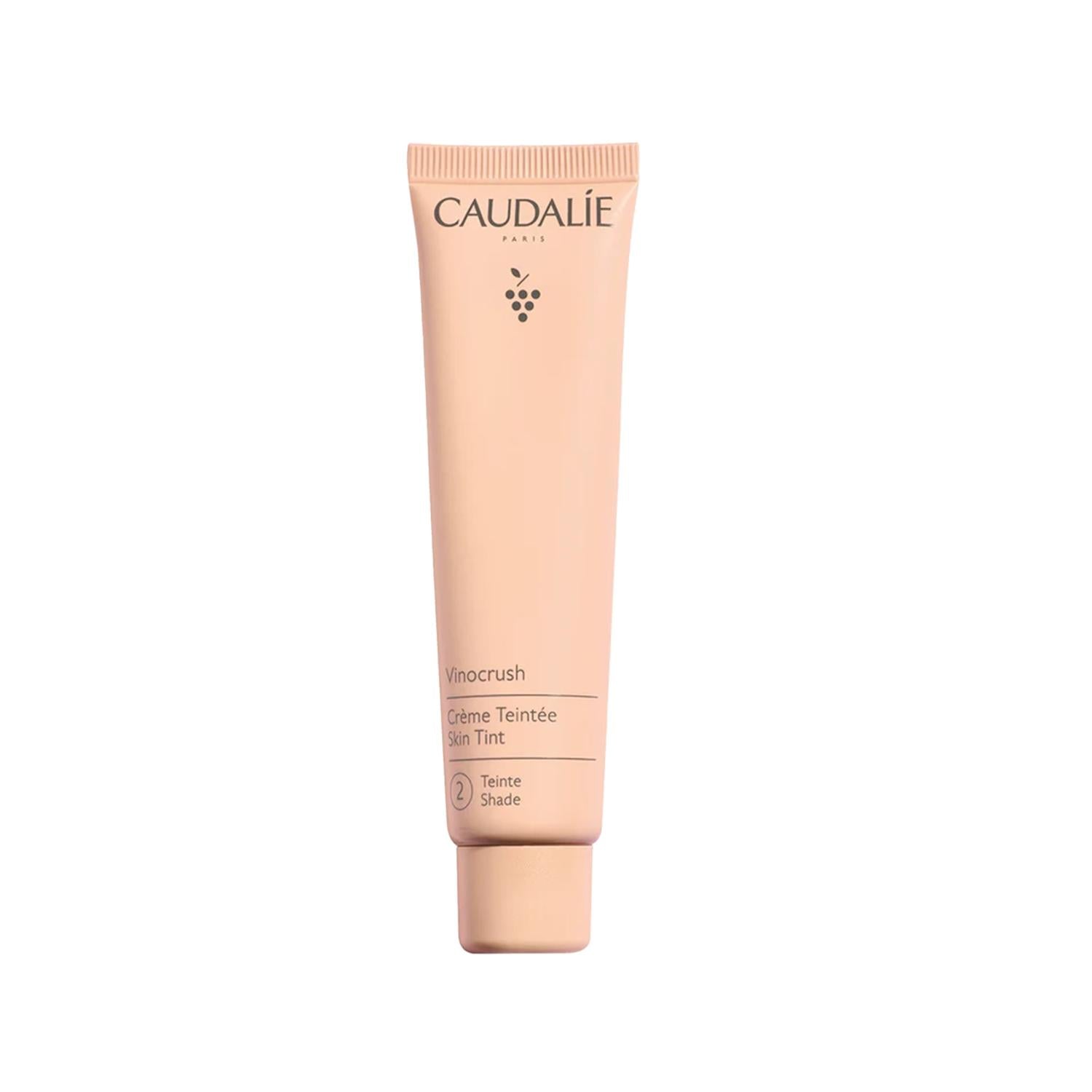 Caudalie Vinocrush Skin Tint 2 - Natural Makeup with Skincare Benefits, 1.01 fl oz - Glamourous Grace