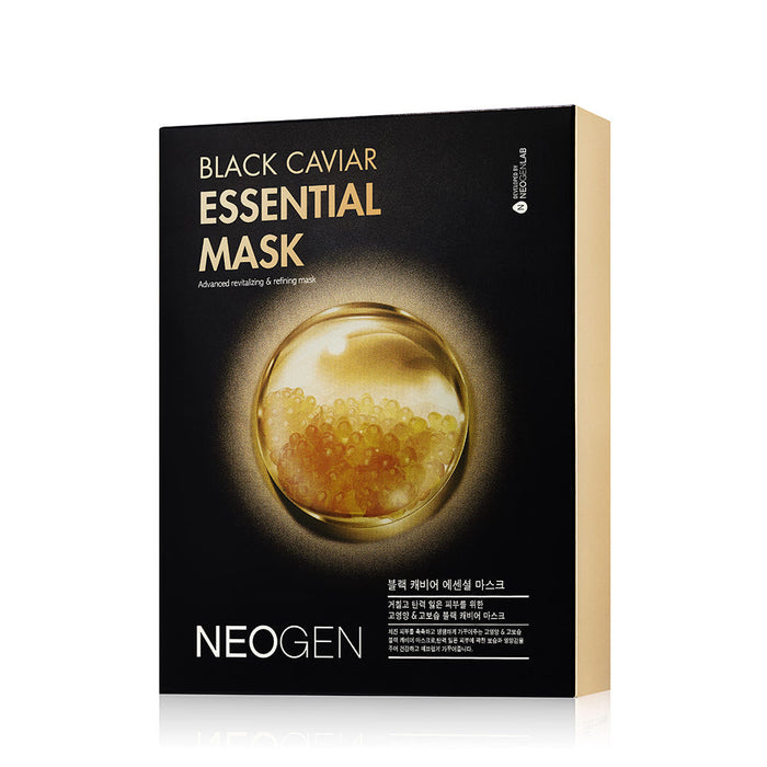 NEOGEN Black Caviar Essential Mask 23ml x 10ea - Glamourous Grace