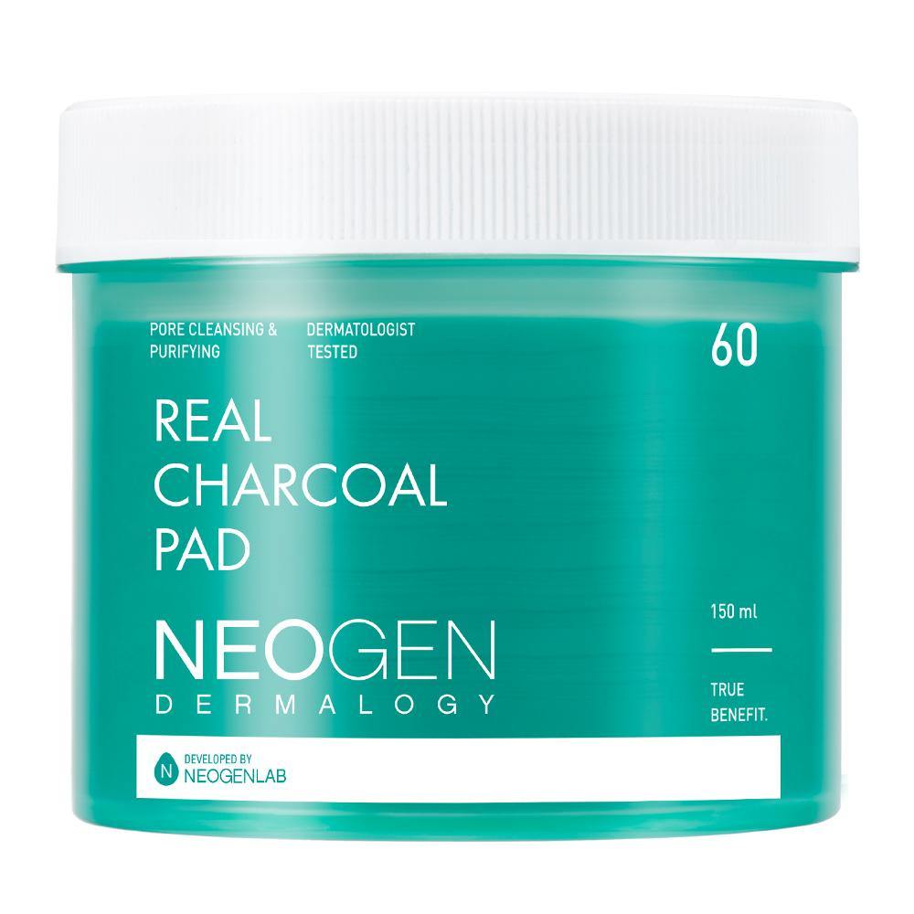 NEOGEN Dermalogy Real Charcoal Pad 60 Sheets - Glamourous Grace