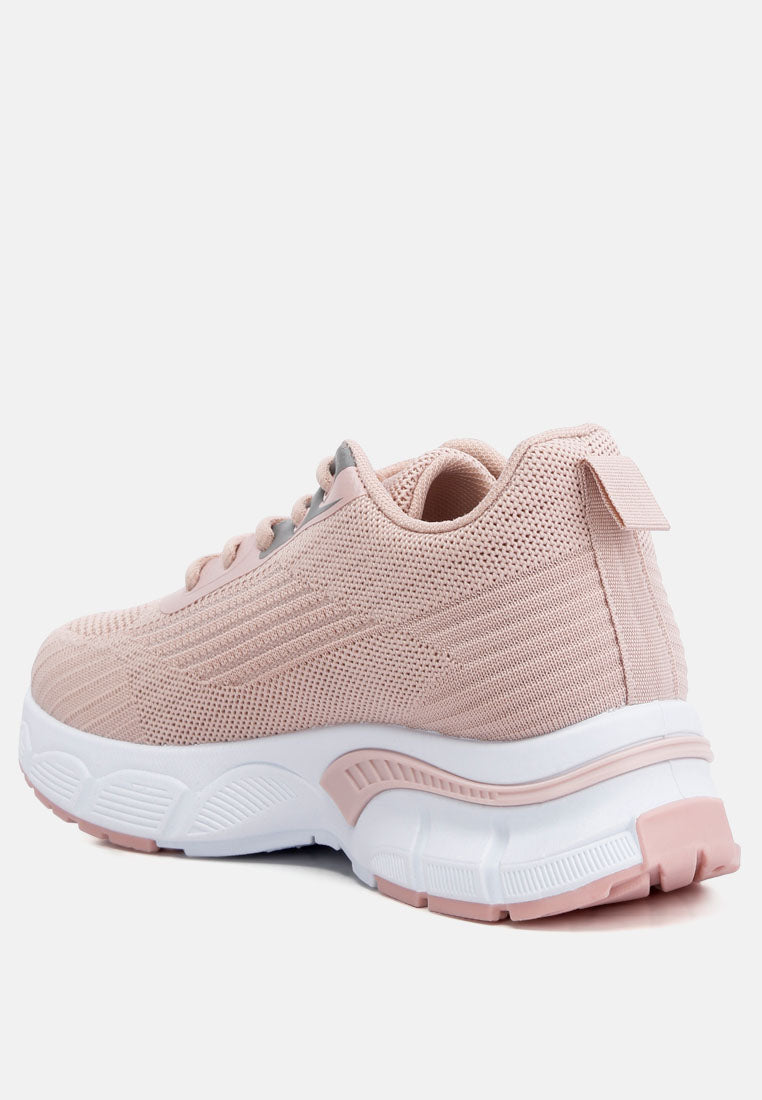 Neolyne Lug Sole Athletic Sneakers - Glamourous Grace