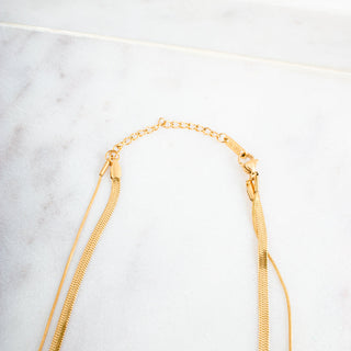 Brooke Layered Chain Necklace WATERPROOF