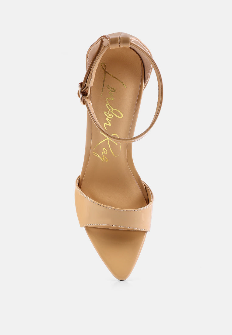 New Flame Ankle Strap Stiletto Heel Sandals - Glamourous Grace