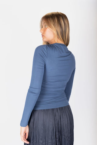 Nicole Top (Deep Navy)