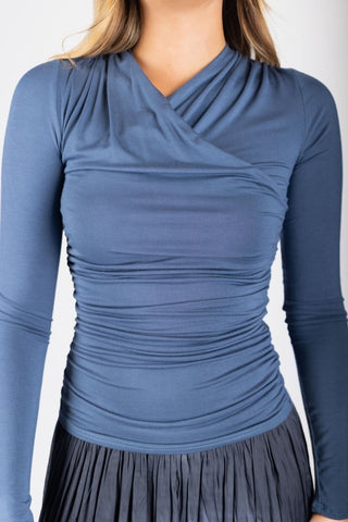 Nicole Top (Deep Navy)