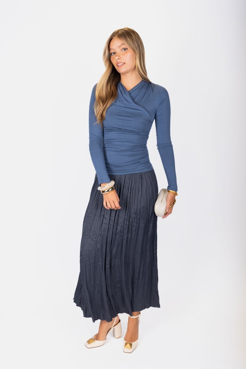 Nicole Top (Deep Navy)