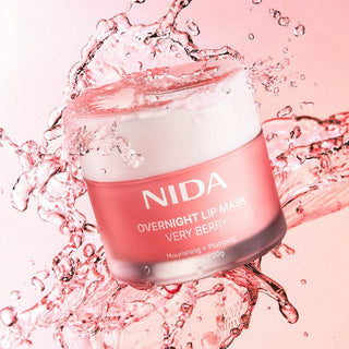 NIDA Overnight Lip Mask 20g #Very Berry