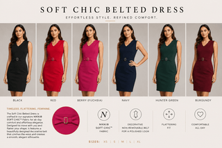 NIKKIB SOFT CHIC™ Belted Dress