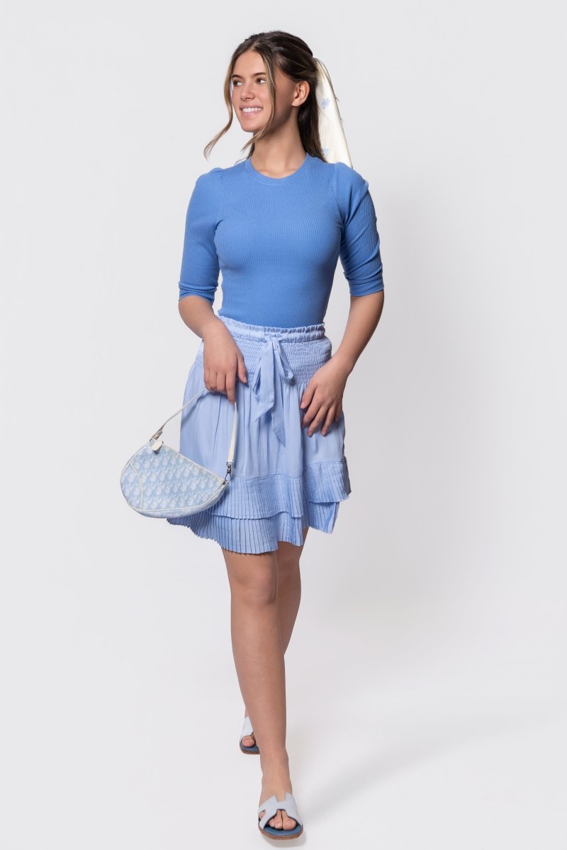 Nina Skirt 20" (Light Blue) - Glamourous Grace