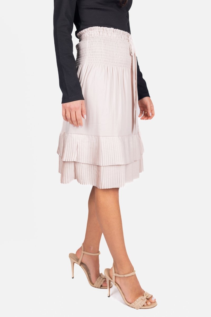 Nina Skirt 23" (Khaki) - Glamourous Grace