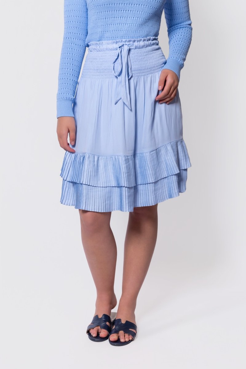 Nina Skirt 23" (Light Blue) - Glamourous Grace
