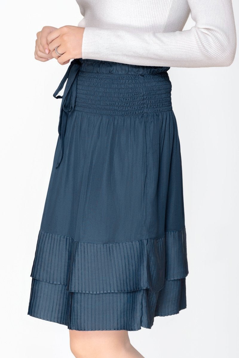 Nina Skirt (Blue) 23" - Glamourous Grace