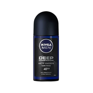Nivea Men Deep Dimension Roll-On Deodorant 50ml - Long Lasting Protection for Men - Glamourous Grace