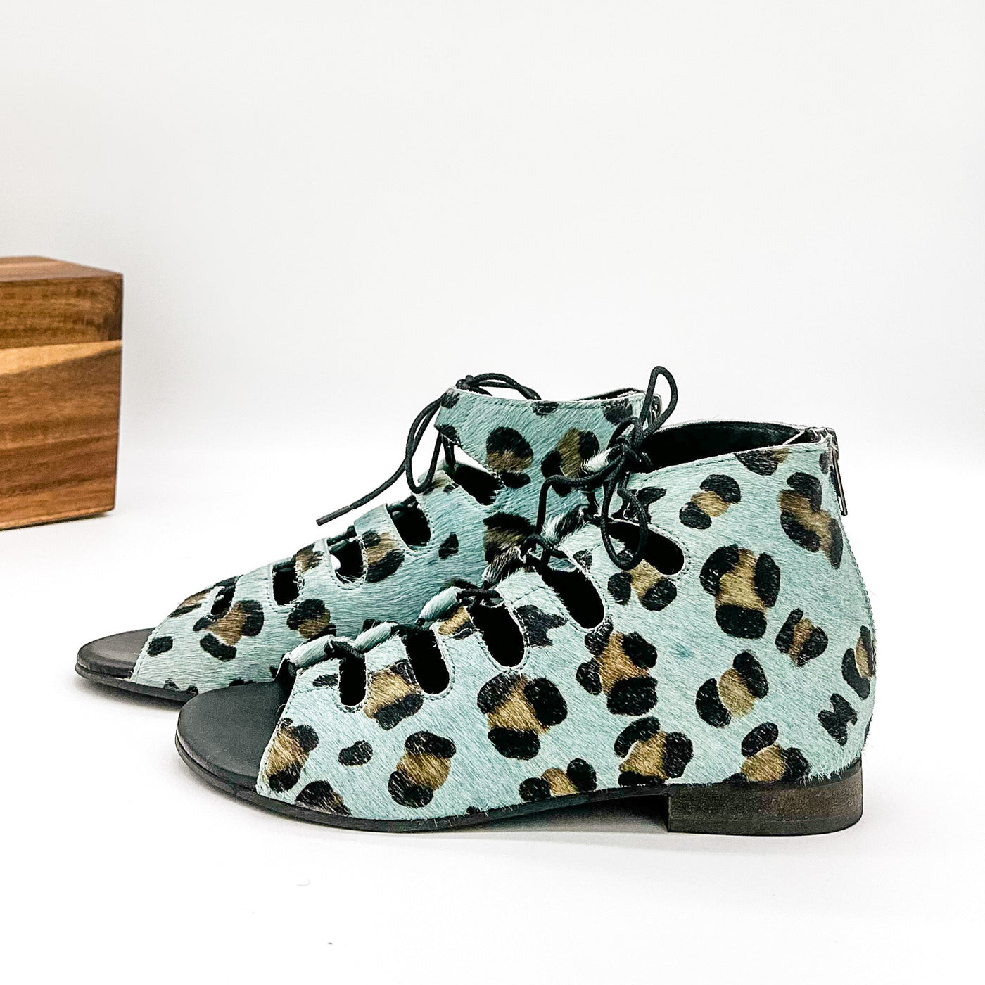 Nola Sandals in Teal - Glamourous Grace