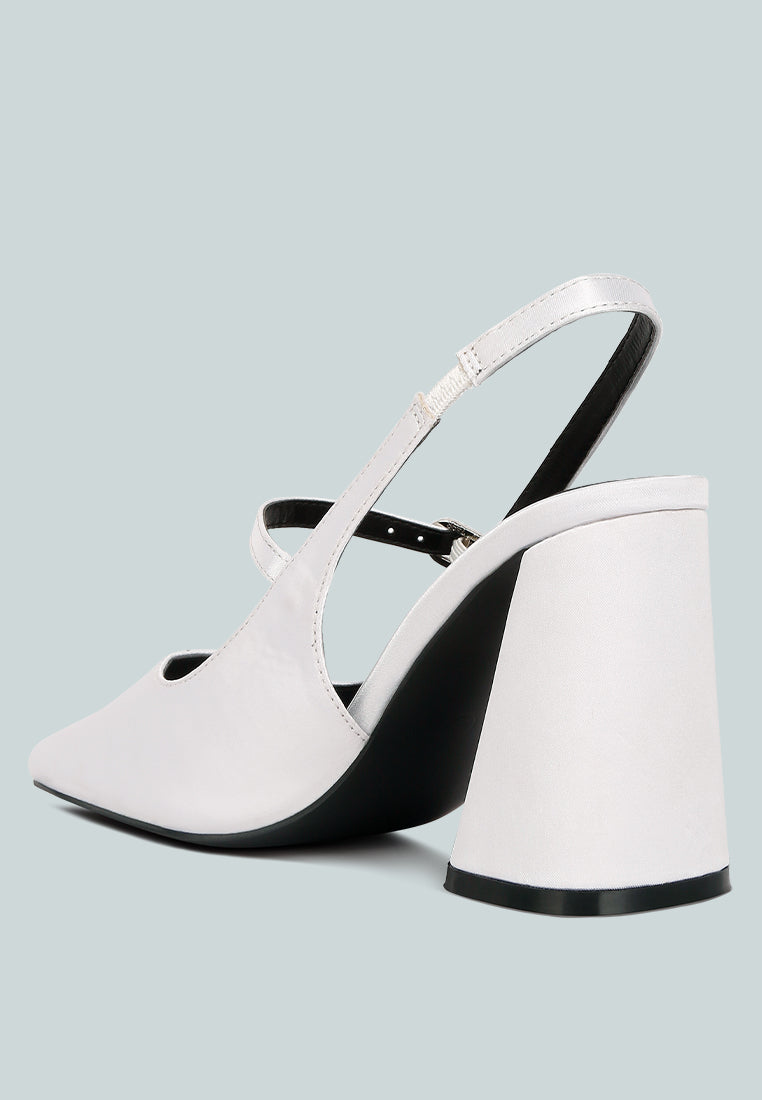 Nougat Flared Heel Party Sandals - Glamourous Grace