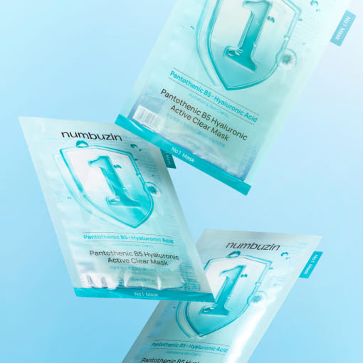 numbuzin No.1 Pantothenic B5 Hyaluronic Active Clear Mask 26ml X 10ea - Glamourous Grace