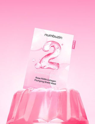 numbuzin No.2 Rose PDRN Collagen Plumping Sheet Mask 33ml X 5ea