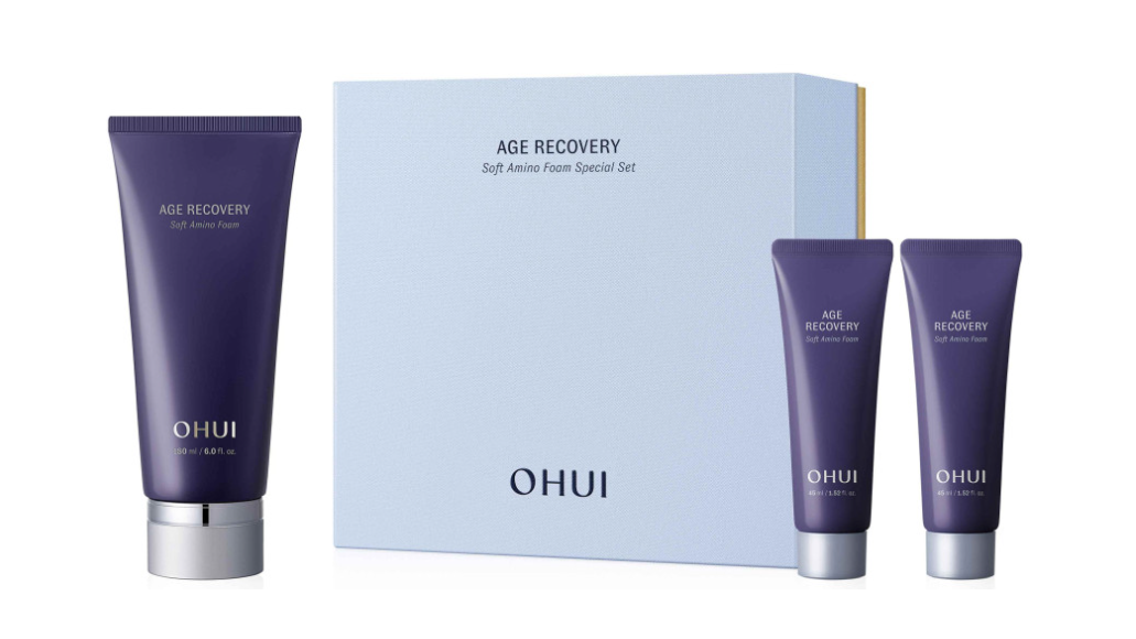 O HUI Age Recovery Soft Amino Foam Special Set (180ml+45mlx2ea) - Glamourous Grace