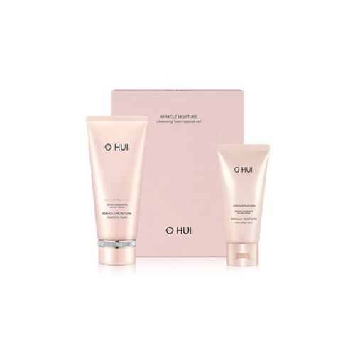 O HUI Miracle Moisture Cleansing Foam 200ml+100ml Special Set - Glamourous Grace