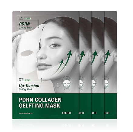 O HUI PDRN Collagen Gelfting Mask 4ea - Glamourous Grace