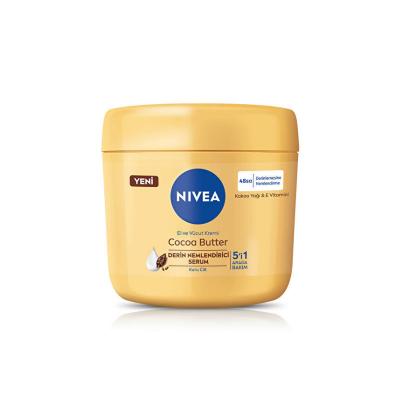 Nivea Cocoa Butter Cream: Intense Dry Skin Moisturizer with Vitamin E - 13.5 fl oz Hand & Body Lotion for Deep Hydration & Relief - Glamourous Grace