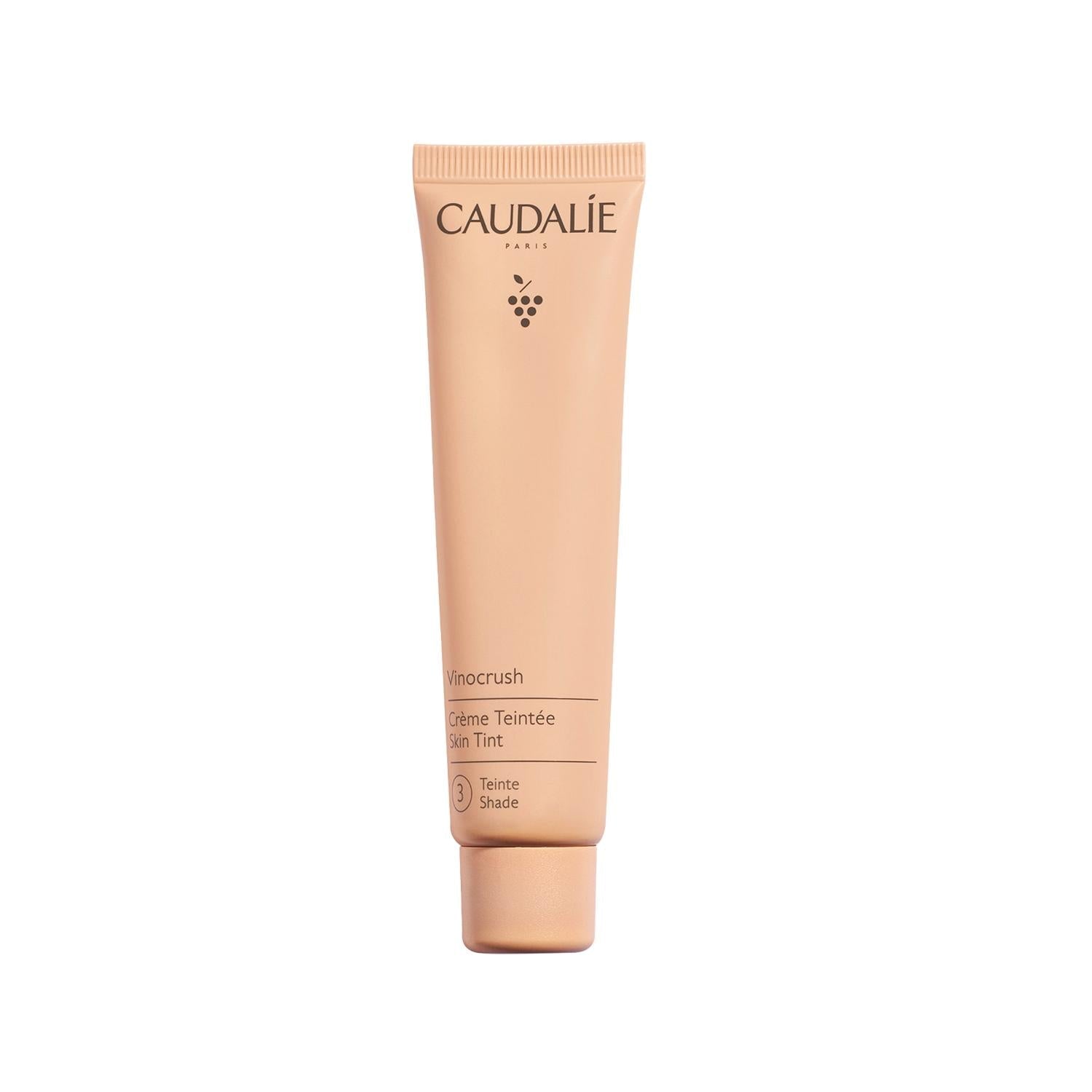 Caudalie Vinocrush Skin Tint 3 - Natural, Tinted Moisturizer with Skincare Benefits - Glamourous Grace