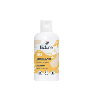 Biolane Sunscreen Cream SPF50 125ml - Broad Spectrum Protection, Moisturizing, 4.23 fl oz - Glamourous Grace