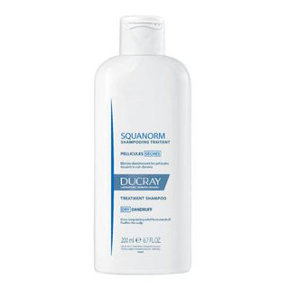 Ducray Squanorm Dry Dandruff Treatment Shampoo - Anti-Dandruff, Moisturizing, 6.76 fl oz