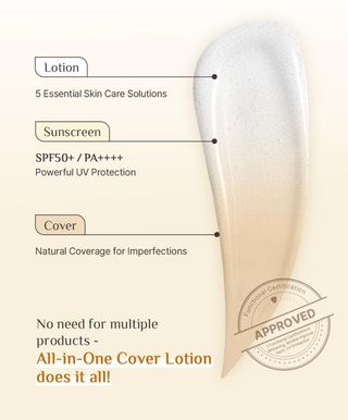 OBgE Natural Cover Lotion SPF50+ PA++++ 50g