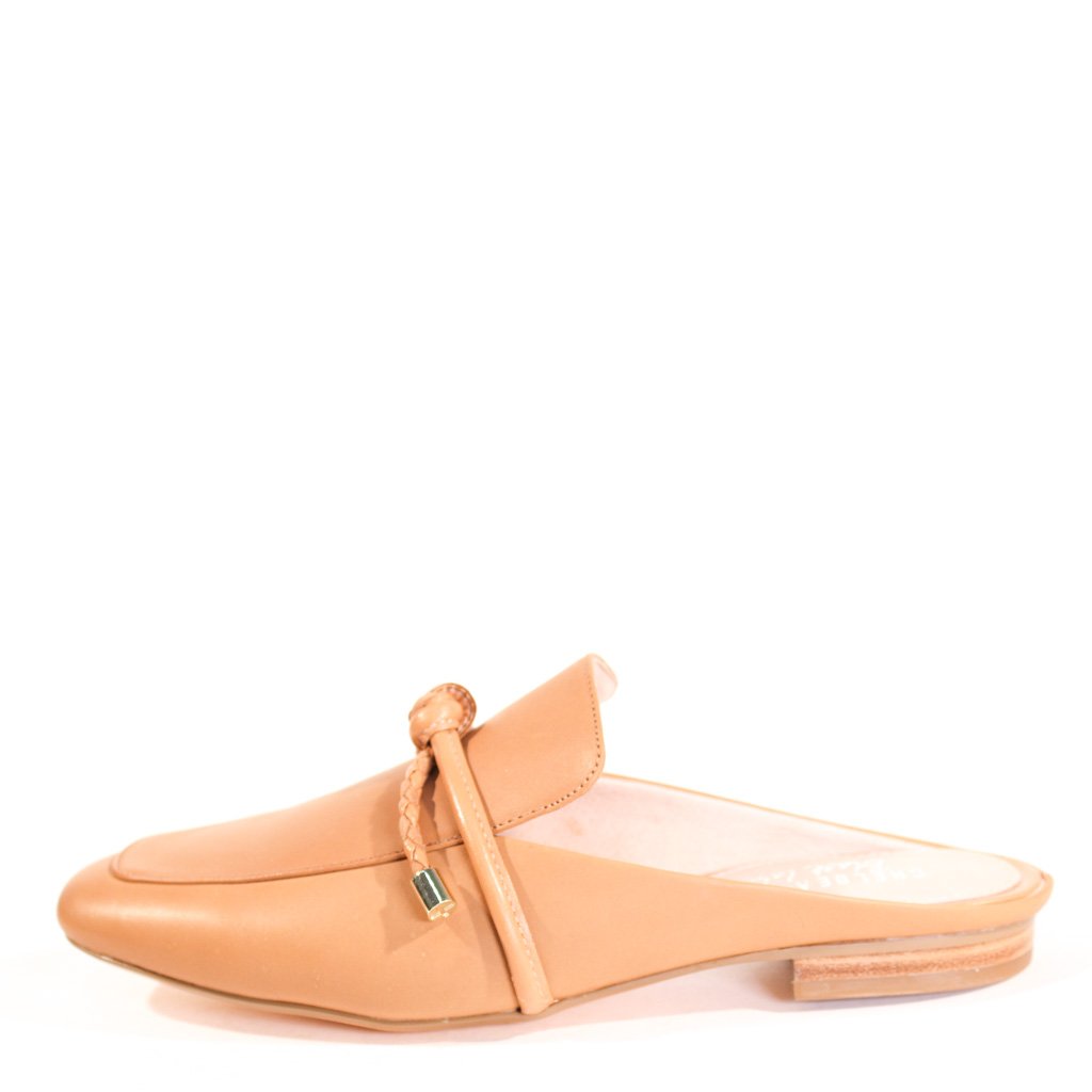 Odelia Leather Mules - Glamourous Grace
