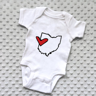 State Love Baby Onesie - NEWBORN
