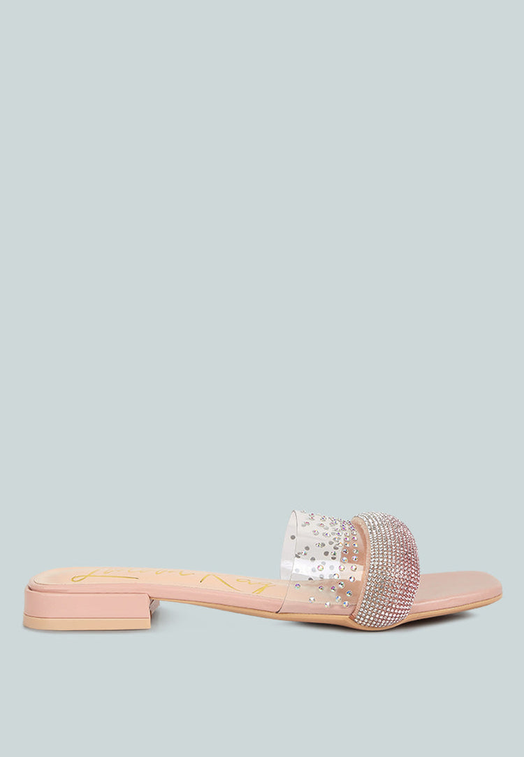 Old Flame Low Strack Heel Sandals - Glamourous Grace