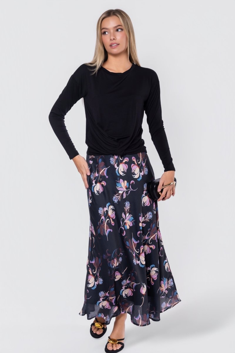Olly Top (Black) - Glamourous Grace