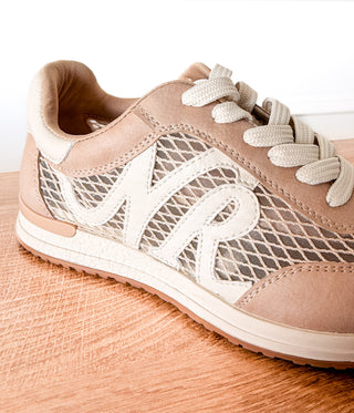 Olympia Sneaker in Sand - Glamourous Grace