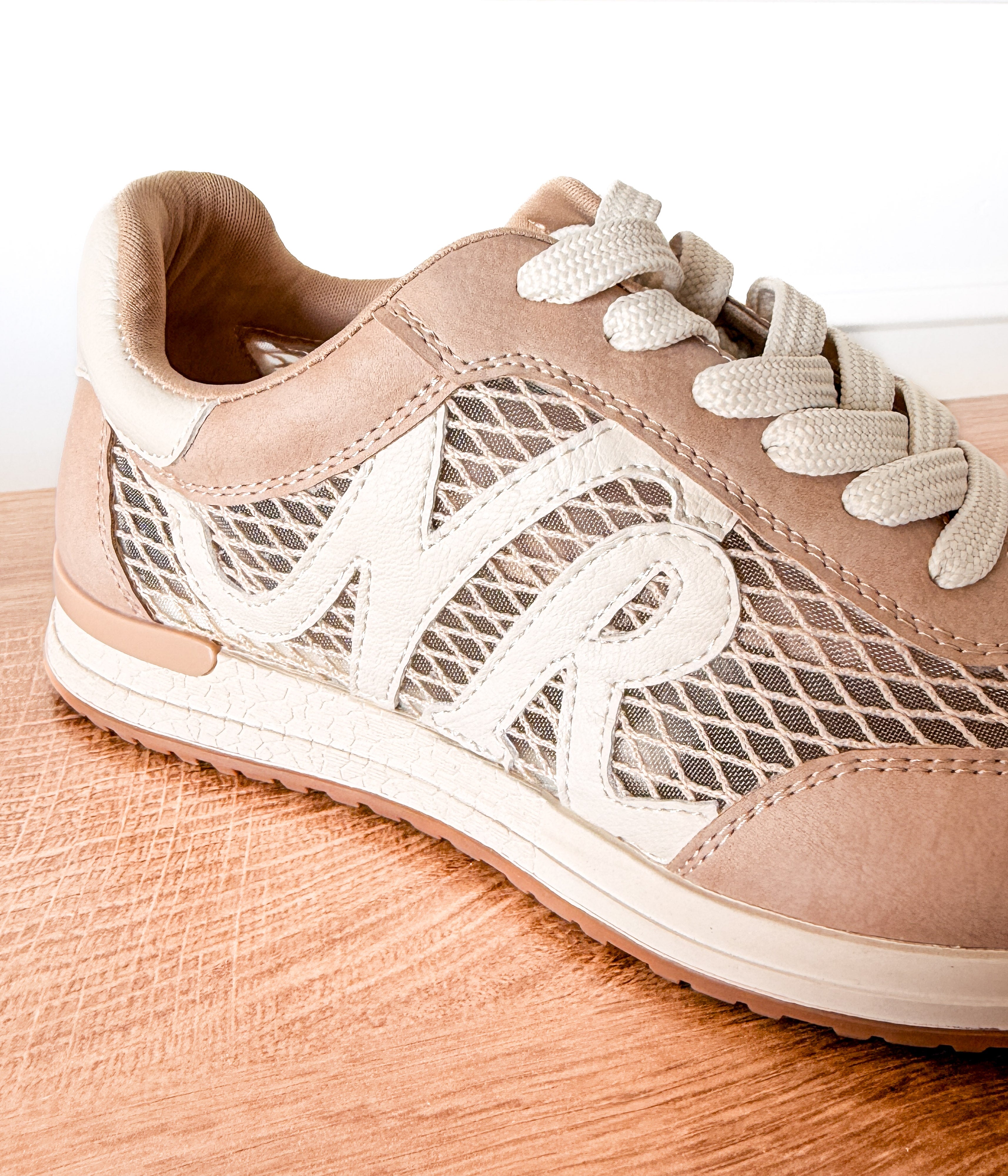 Olympia Sneaker in Sand - Glamourous Grace