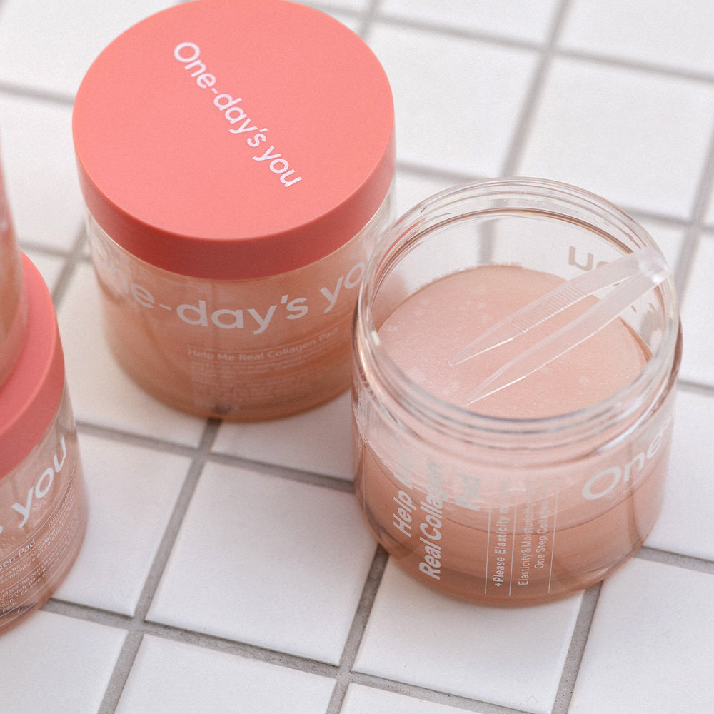 One-day's you Help Me! Real Collagen Pad 130ml(70 pads) - Glamourous Grace