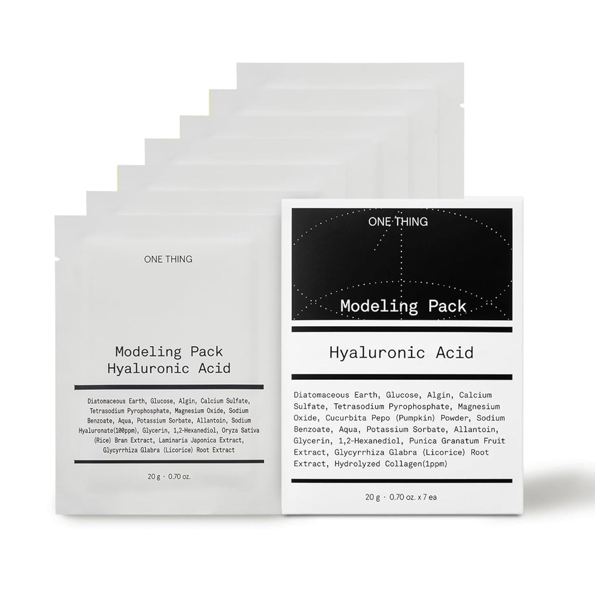 [ONE THING] Modeling Pack 20gX7ea #Hyaluronic Acid - Glamourous Grace