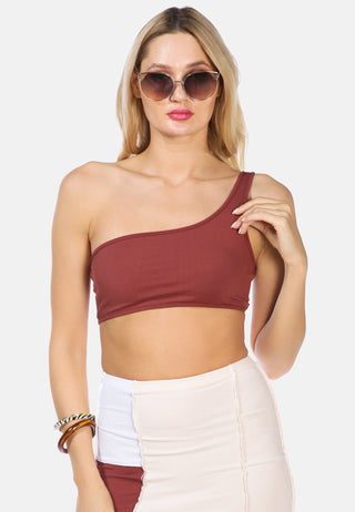 One Shoulder Bikini Top