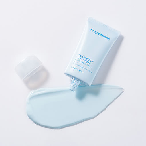 ongredients Blue Tone Up Sun Lotion SPF50+ PA++++ 50ml - Glamourous Grace