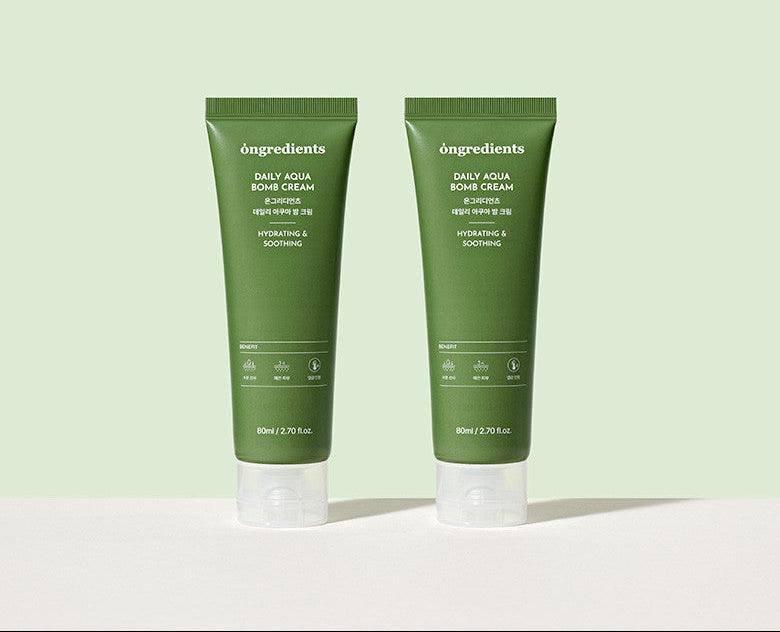 ongredients Daily Aqua Bomb Cream 80ml+80ml [1+1] - Glamourous Grace
