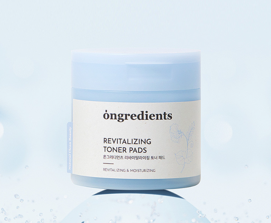 ongredients Revitalizing Toner Pads 160g/60ea - Glamourous Grace