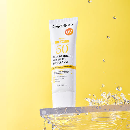 ongredients Skin Barrier Moisture Sun Cream SPF50+ PA++++ 50ml - Glamourous Grace