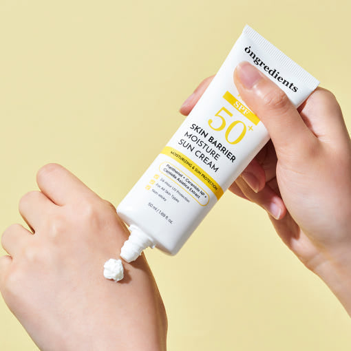 ongredients Skin Barrier Moisture Sun Cream SPF50+ PA++++ 50ml - Glamourous Grace
