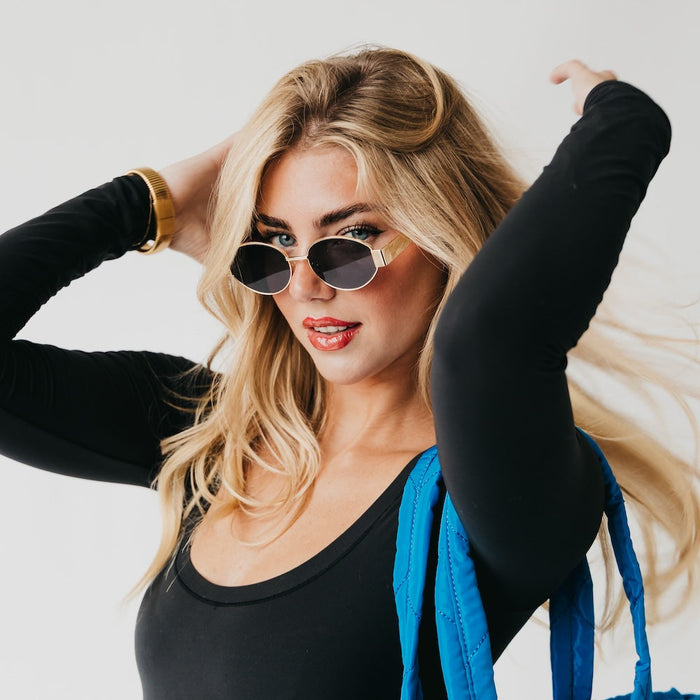 Opal Oval Sunglasses - Glamourous Grace
