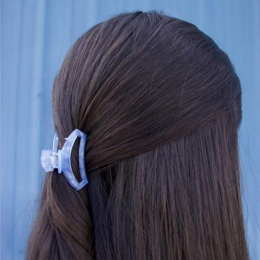 Open Blue Lagoon Tiny Hair Clip - Glamourous Grace