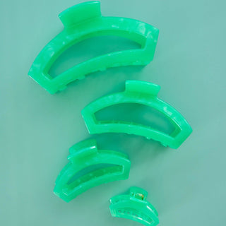 Open Spring Splash Large Hair Clip - Glamourous Grace