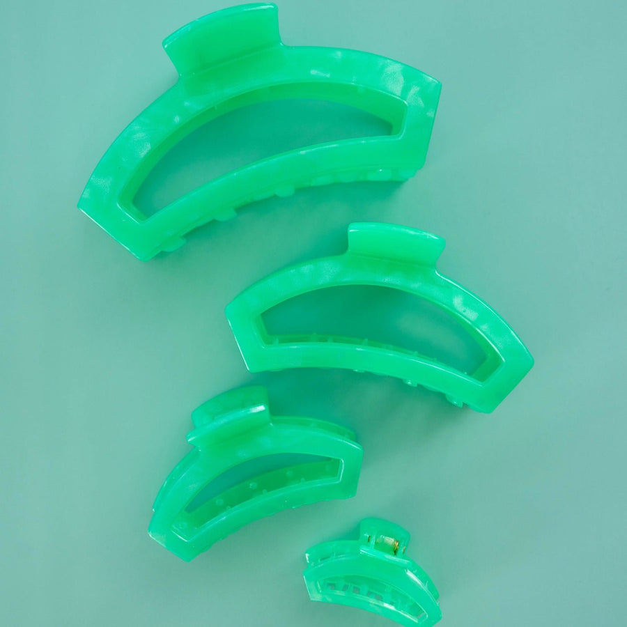 Open Spring Splash Small Hair Clip - Glamourous Grace