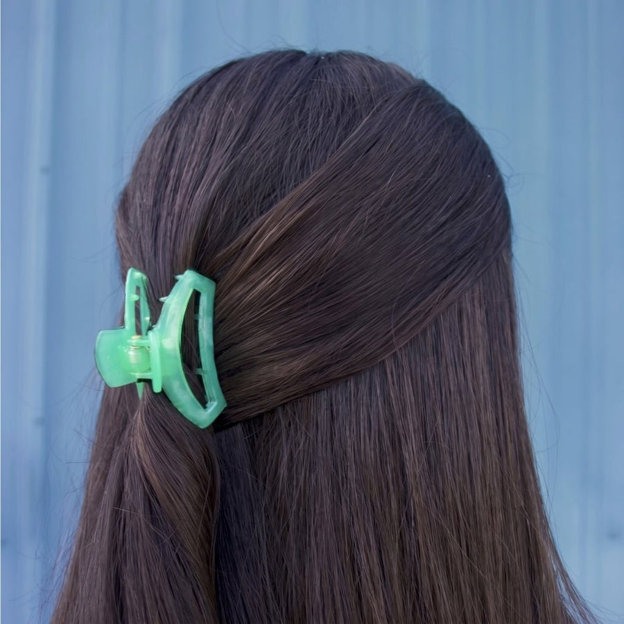 Open Spring Splash Small Hair Clip - Glamourous Grace